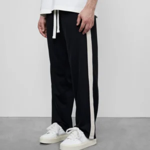 CLASSIC BLACK TRACK PANTS