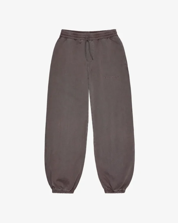 HEAVYWEIGHT WARM UP BROWN SWEATPANTS