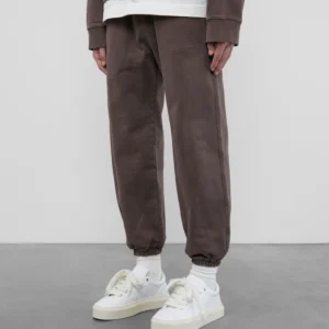 HEAVYWEIGHT WARM UP BROWN SWEATPANTS