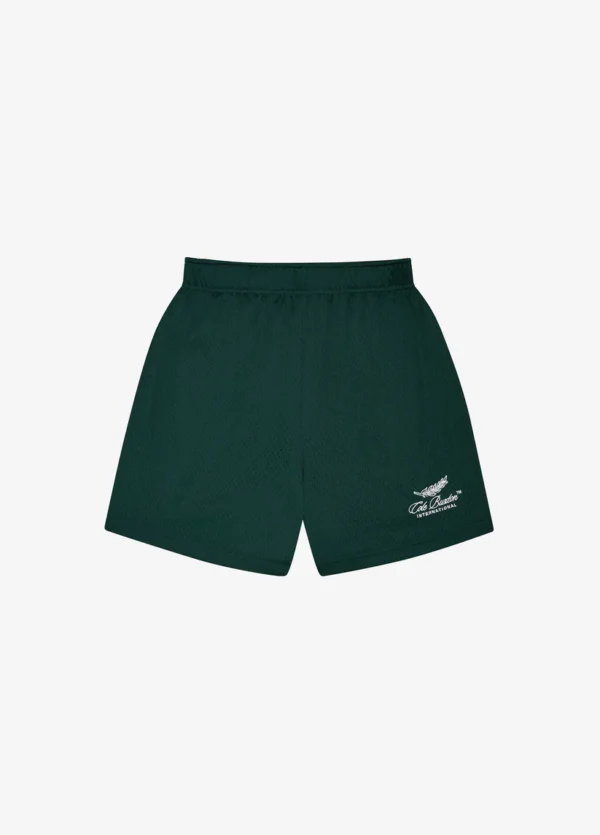 INTERNATIONAL MESH GREEN SHORTS