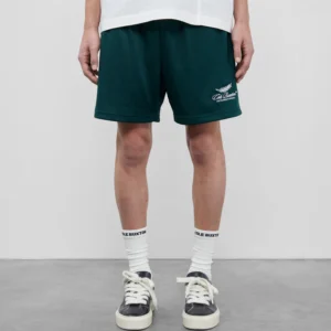 INTERNATIONAL MESH GREEN SHORTS