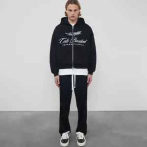 INTERNATIONAL ZIPPED HOODIE