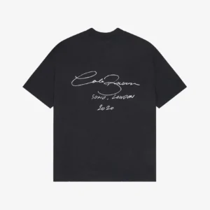 VINTAGE SIGNATURE BLACK T-SHIRT