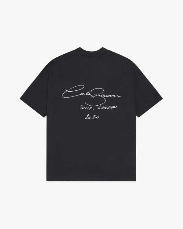 VINTAGE SIGNATURE BLACK T-SHIRT