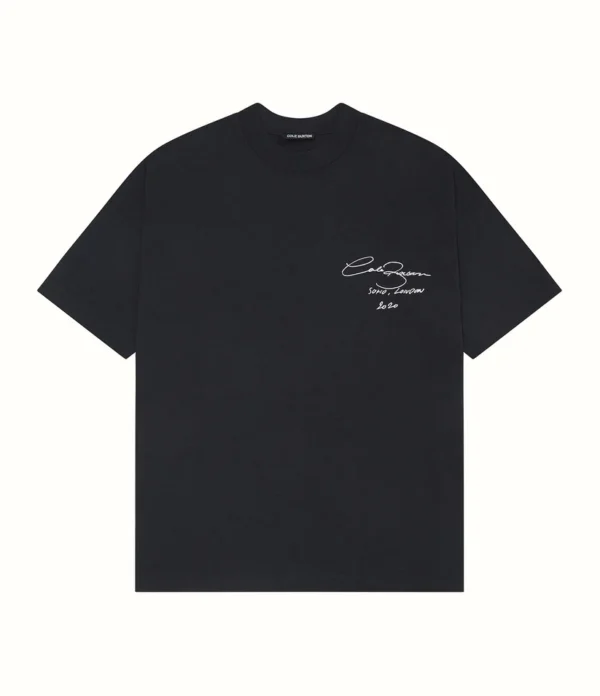 VINTAGE SIGNATURE BLACK T-SHIRT